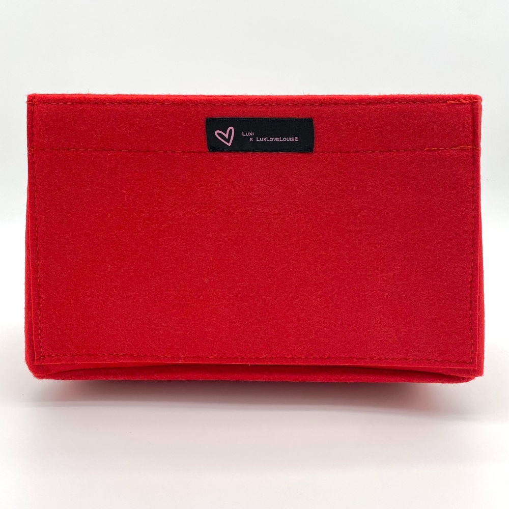 Luxi x LuxLoveLouis handbag organizer fits Neverfull MM and Speedy 30 : RED